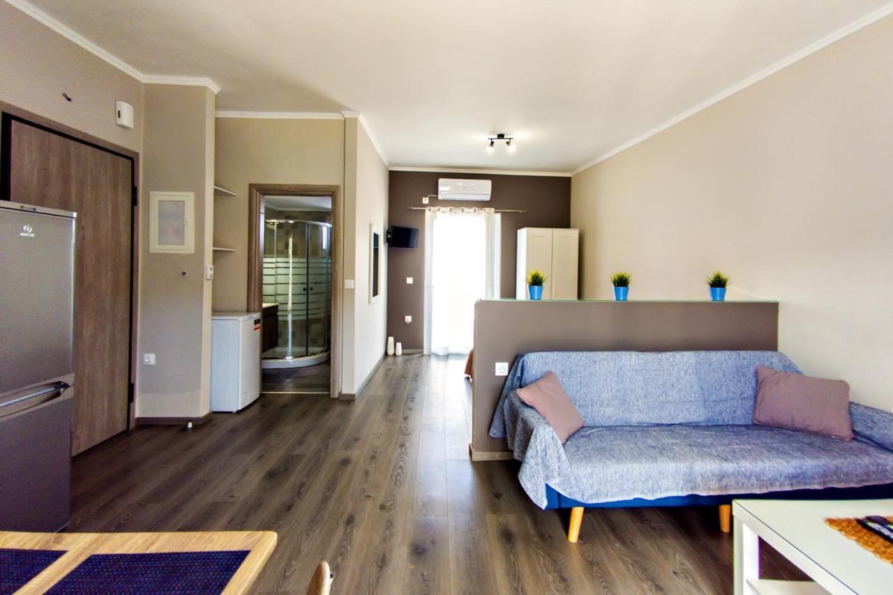 Maria'S Modern Studio 5Min From Beach Suda Exterior foto